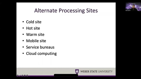 Thumbnail for CISSP Chapter 18 pt 5