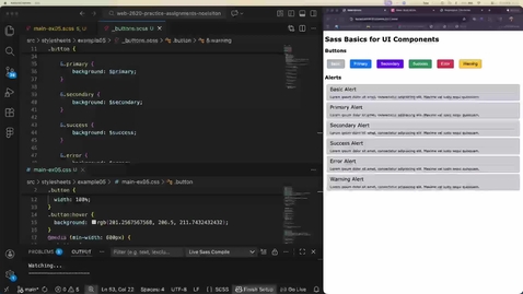 Thumbnail for 2620 - Sass Basics Lab - Maps 