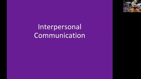 Thumbnail for COMM 2110 Chapter 7 Interpersonal