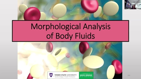Thumbnail for Morphological Analysis of Body Fluids