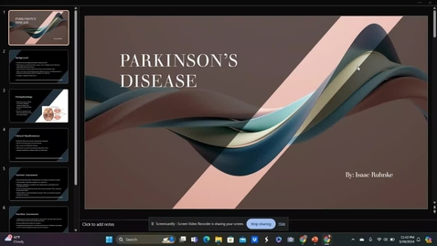 Thumbnail for entry Parkinson's - Made with Clipchamp_1711864710284.mp4