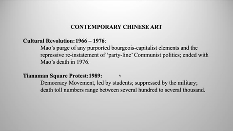 Thumbnail for Contemporary Chinese Art