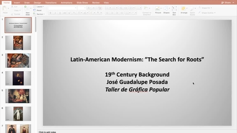 Thumbnail for entry ARTH 3040: Latin-American Modernism Part 1