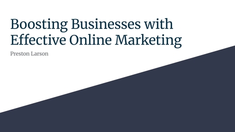 Thumbnail for Pitching Investors