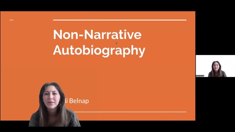 Thumbnail for Non-narrative Autobiography