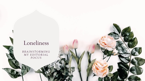 Thumbnail for Loneliness brainstorming