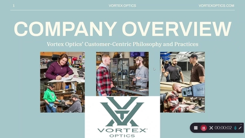 Thumbnail for Vortex Optics Customer Service Assignment, Ben Nelson, PS3203
