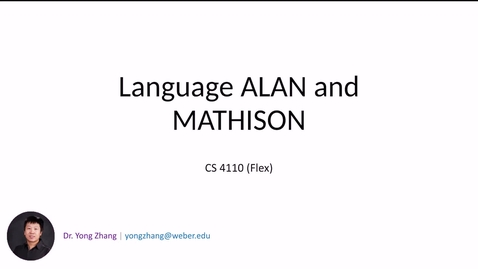 Thumbnail for 9.4 Language ALAN and MATHISON