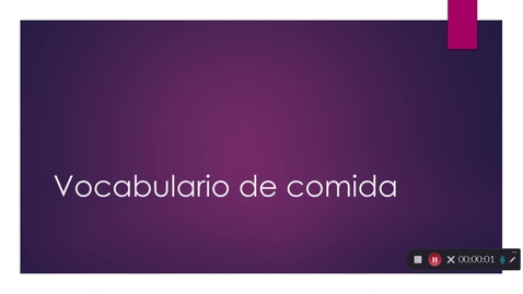Thumbnail for Vocabulario de comida