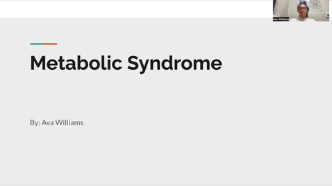 Thumbnail for entry Metabolic Syndrome Video