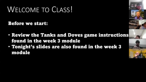Thumbnail for Class Recording Week 3 Fall 2025