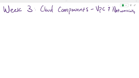 Thumbnail for CS 6705 Week 3 Introduction