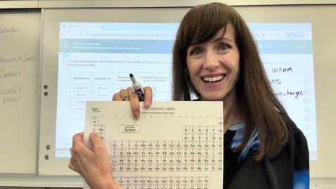 Thumbnail for ALEK Predicting ionic compounds formed by two elements