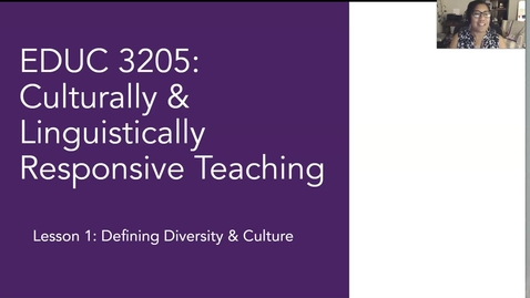 Thumbnail for Module 1 Video Lecture