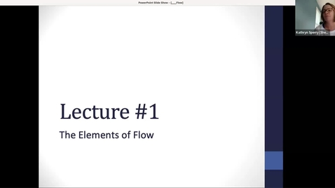 Thumbnail for entry Flow (lecture #1) - elements of flow
