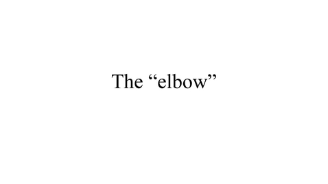 Thumbnail for The elbow