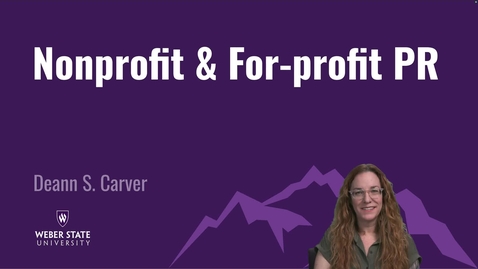 Thumbnail for COMM 3400 Nonprofit, Corp