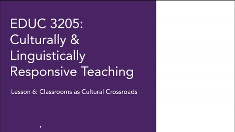 Thumbnail for Module 6 video lesson
