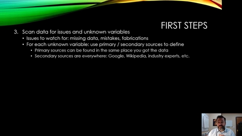 Thumbnail for 3 - Scanning Data for Issues (4:47)
