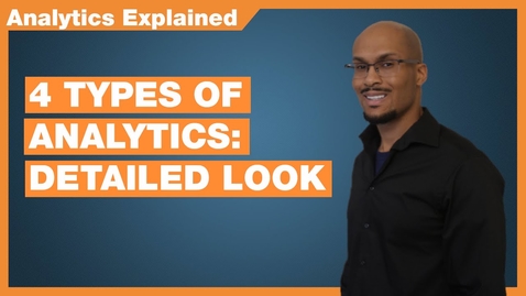Thumbnail for entry CS6200 Module 6: 4 Types of Analytics (With Use Cases, Techniques, Tools, and Job Roles)