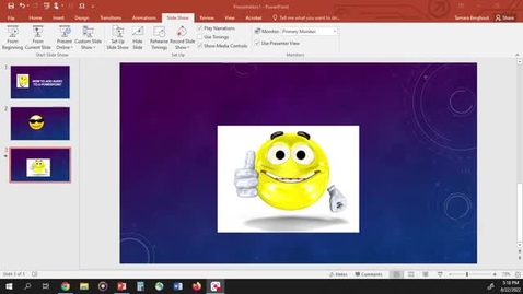 Thumbnail for How to add audio to a ppt - August 22nd 2022, 5:18:31 pm
