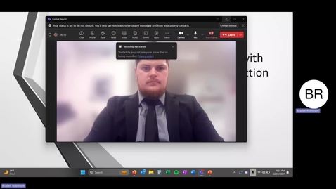 Thumbnail for Formal Report Recording