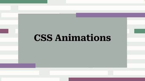 Thumbnail for WEB 2620 - Animations