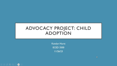 Thumbnail for Child Adoption - December 2nd 2023, 4:42:34 pm
