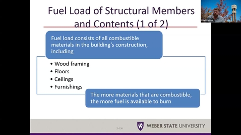 Thumbnail for Module 2 Fire Chemistry and Behavior (8-9) SAFE 3650 VTL Spring 2025 35661 - Quiz