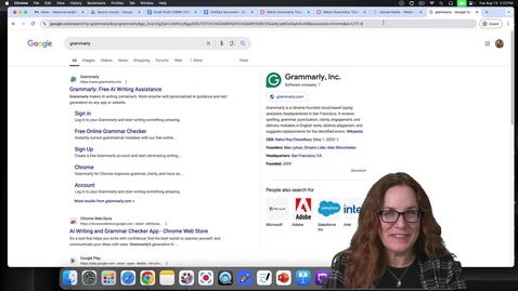 Thumbnail for COMM 1130 Grammarly Tutorial