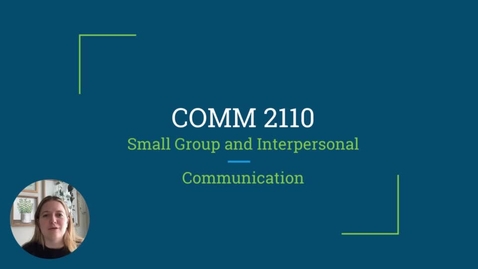 Thumbnail for COMM 2110 Chapter 1.2 Lecture Video