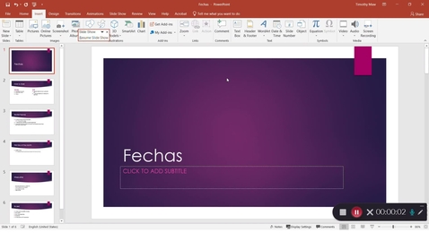 Thumbnail for Fechas en español