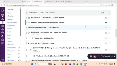 Thumbnail for Video Walkthrough - Week 12 Module