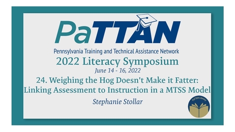 Thumbnail for 24. Weighing the Hog Doesn't Make it Fatter | 2022 Literacy Symposium - Quiz