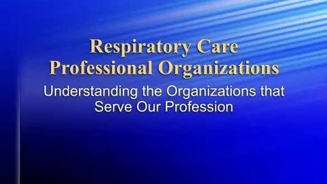 Thumbnail for REST 1540 Professional Organizations Part 1 F25