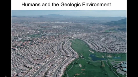 Thumbnail for Intro lecture 1 - Humans and the environment