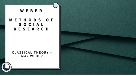 Thumbnail for Weber - Bio and Methods