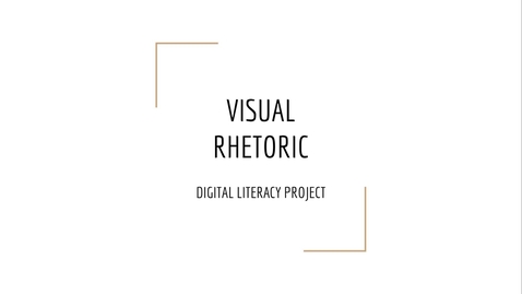Thumbnail for Visual Rhetoric &amp; Design for the Digital Literacy Project Video: Part 1