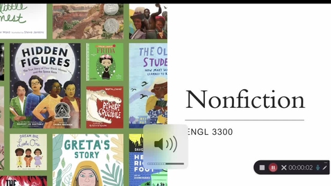 Thumbnail for Week 10 - Nonfiction