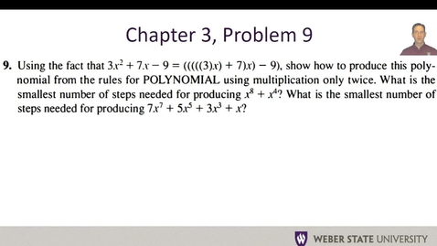 Thumbnail for entry CS 4110 - Chapter 3 Problem 9 (Learning Activity)