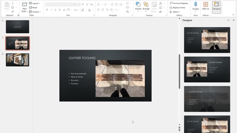 Thumbnail for Leather tooling