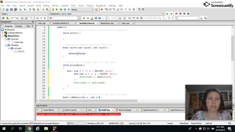 Thumbnail for CS 2420 Recursion Maze Solution