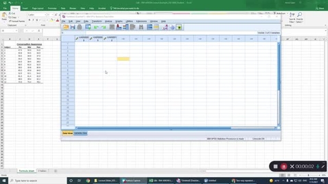 Thumbnail for entry RM ANOVA SPSS and Jamovi Tutorial 11/5/21