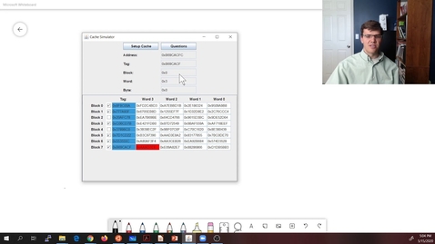 Thumbnail for 8 Fully-associative cache demo