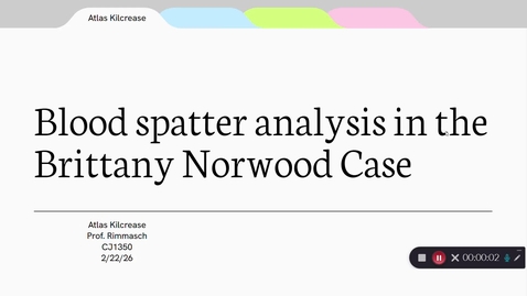 Thumbnail for Case analysis- A.kilcrease