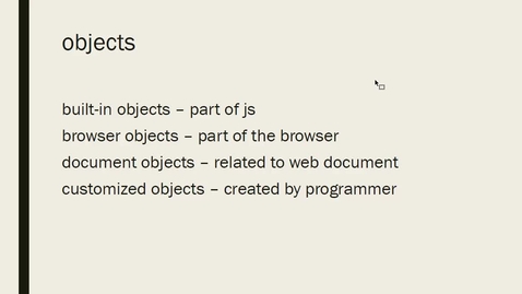 Thumbnail for Review JavaScript, Part 2