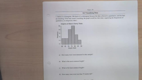Thumbnail for Topic 29 - Visualizing Data