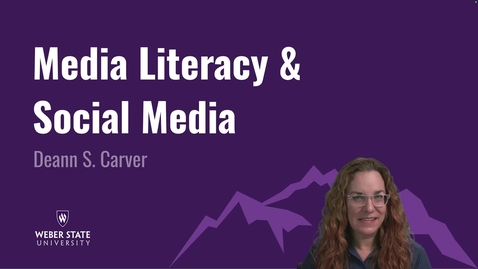 Thumbnail for COMM 1130 Media Literacy