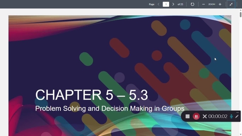 Thumbnail for Chapter 5: 5.3 Lecture Video