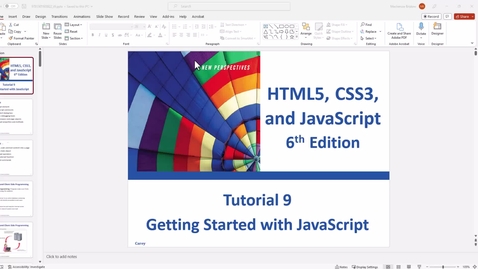 Thumbnail for entry Video 1 - Introduction to JavaScript